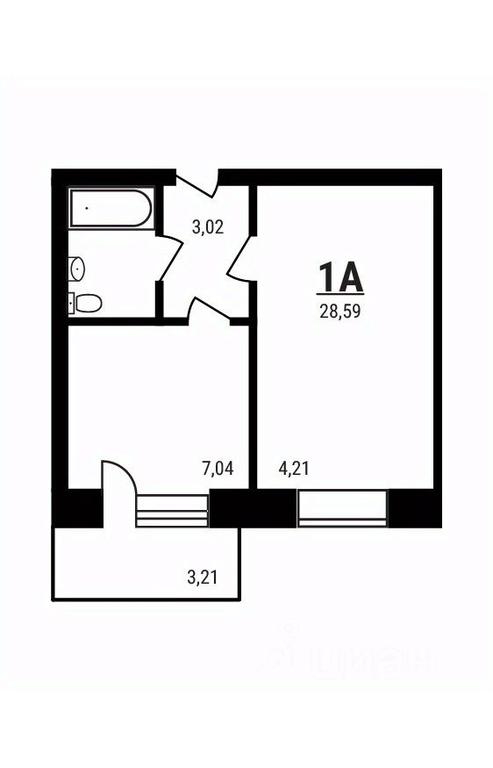 Apartment Sale, 28.59平方米 at Druzhny, mikrorayon Druzhny, rabochiy posyolok Tuchkovo, Ruzskiy City District, Moscow Region, Russia #1 Apartment Sale, 28.59平方米 at Druzhny, mikrorayon Druzhny, rabochiy posyolok Tuchkovo, Ruzskiy City District, Moscow Region, Russia #1