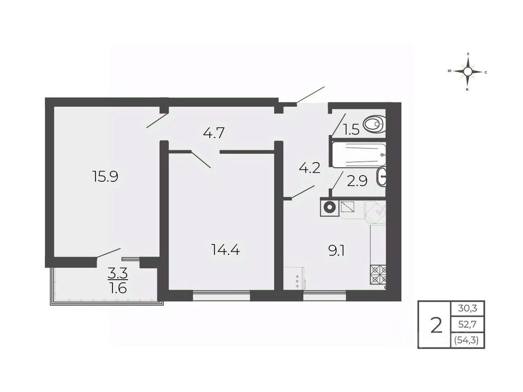 1-BD Apartment Sale, 54.3 sq. m. at Novy Blagodar, 2-y Shakhovskoy proyezd, Volokolamsk, Moscow Region, Russia #1 1-BD Apartment Sale, 54.3 sq. m. at Novy Blagodar, 2-y Shakhovskoy proyezd, Volokolamsk, Moscow Region, Russia #1