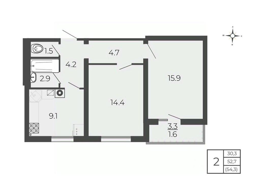 Продажа 1-комн. квартиры, 54,3 м² в ЖК «Новый Благодар», 2-й Шаховской проезд, Волоколамск, Московская область, Россия #1 Продажа 1-комн. квартиры, 54,3 м² в ЖК «Новый Благодар», 2-й Шаховской проезд, Волоколамск, Московская область, Россия #1