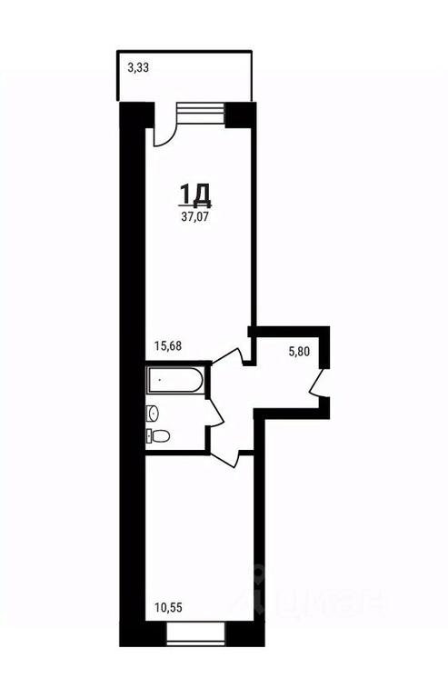 Apartment Sale, 37.07平方米 at Druzhny, mikrorayon Druzhny, rabochiy posyolok Tuchkovo, Ruzskiy City District, Moscow Region, Russia #1 Apartment Sale, 37.07平方米 at Druzhny, mikrorayon Druzhny, rabochiy posyolok Tuchkovo, Ruzskiy City District, Moscow Region, Russia #1