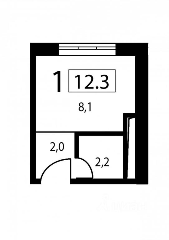 Apartment Sale, 12.3 sq. m. at New Form Aminevskoe (Nyu Form Aminevskoe), Aminyevskoye Highway, Moscow, Russia #1