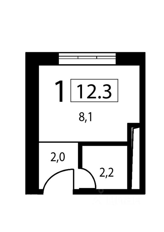 Apartment Sale, 12.3 sq. m. at New Form Aminevskoe (Nyu Form Aminevskoe), Aminyevskoye Highway, Moscow, Russia #2