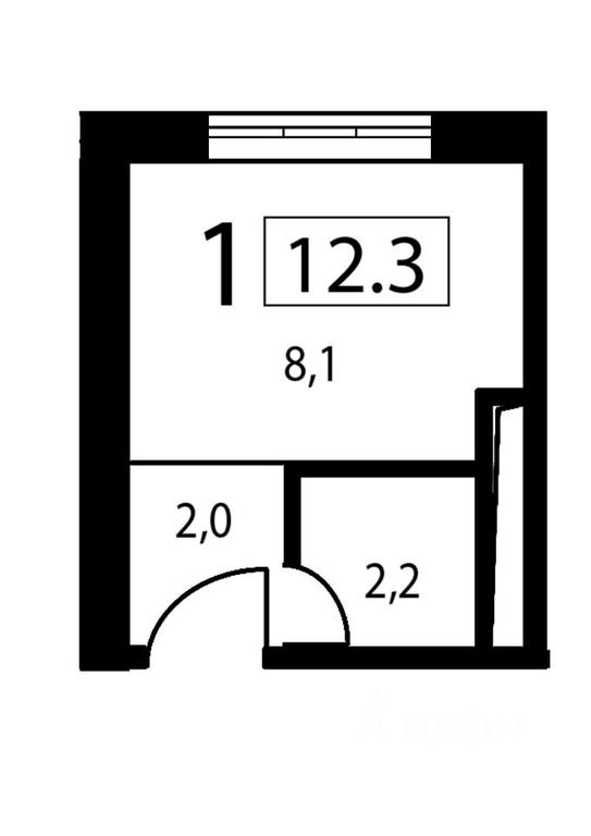 Apartment Sale, 12.3 sq. m. at New Form Aminevskoe (Nyu Form Aminevskoe), Aminyevskoye Highway, Moscow, Russia #2