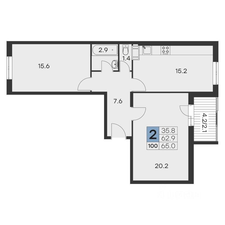 1-BD Apartment Sale, 65平方米 at Olimp, Mikheenko Street, Khotkovo, Sergiyevo-Posadskiy Urban District, Moscow Region, Russia #1 1-BD Apartment Sale, 65平方米 at Olimp, Mikheenko Street, Khotkovo, Sergiyevo-Posadskiy Urban District, Moscow Region, Russia #1