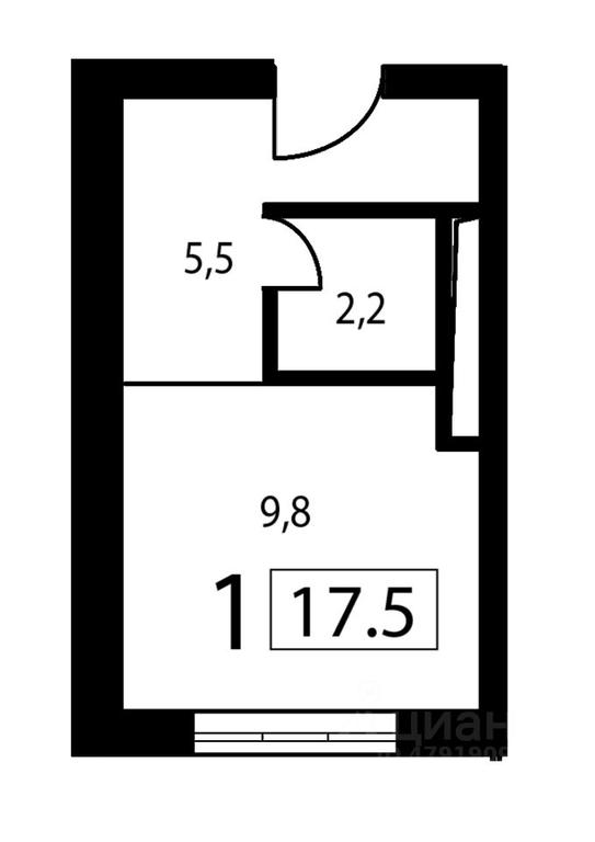 Apartment Sale, 17.5平方米 at New Form Aminevskoe (Nyu Form Aminevskoe), Aminyevskoye Highway, Moscow, Russia #2 Apartment Sale, 17.5平方米 at New Form Aminevskoe (Nyu Form Aminevskoe), Aminyevskoye Highway, Moscow, Russia #2