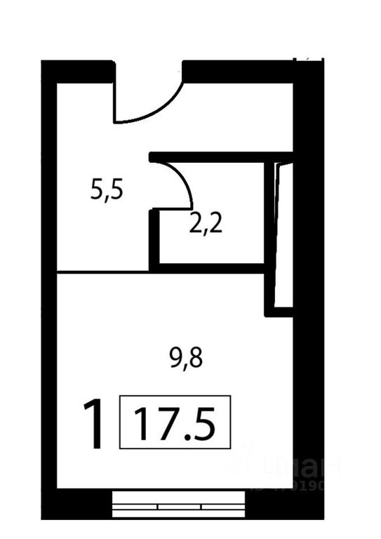 Продажа квартиры, 17,5 м² в ЖК «New Form Аминьевское (Нью Форм Аминьевское)», Аминьевское шоссе, Москва, Россия #2 Продажа квартиры, 17,5 м² в ЖК «New Form Аминьевское (Нью Форм Аминьевское)», Аминьевское шоссе, Москва, Россия #2