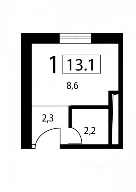 Apartment Sale, 13.1 sq. m. at New Form Aminevskoe (Nyu Form Aminevskoe), Aminyevskoye Highway, Moscow, Russia #1