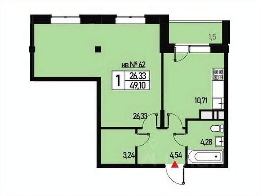 Apartment Sale, 48 sq. m. at Borisoglebskoe, Generala Donskova Street, Novofyodorovskoye Settlement, Moscow, Russia #1 Apartment Sale, 48 sq. m. at Borisoglebskoe, Generala Donskova Street, Novofyodorovskoye Settlement, Moscow, Russia #1