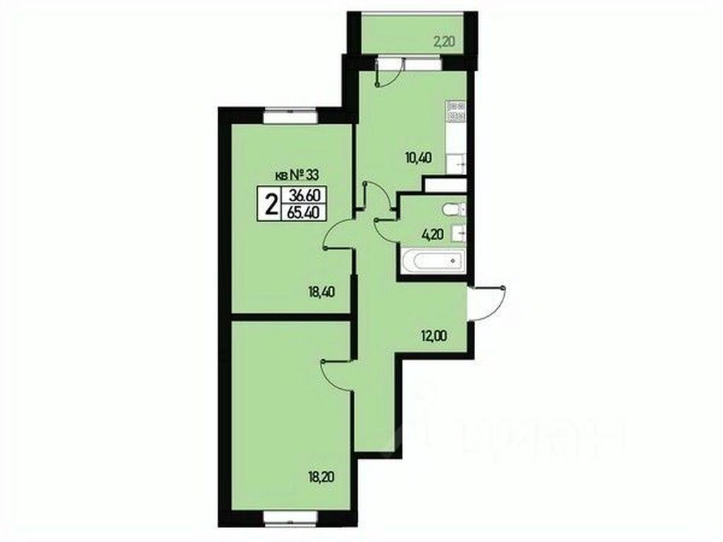 1-BD Apartment Sale, 62平方米 at Borisoglebskoe, Generala Donskova Street, Novofyodorovskoye Settlement, Moscow, Russia #1 1-BD Apartment Sale, 62平方米 at Borisoglebskoe, Generala Donskova Street, Novofyodorovskoye Settlement, Moscow, Russia #1