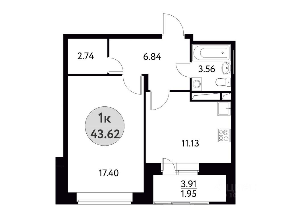 Apartment Sale, 43.62 sq. m. at Solnechnaya dolina, Fryanovskoye shosse, 64к1, Schyolkovo, Moscow Region, Russia #1 Apartment Sale, 43.62 sq. m. at Solnechnaya dolina, Fryanovskoye shosse, 64к1, Schyolkovo, Moscow Region, Russia #1