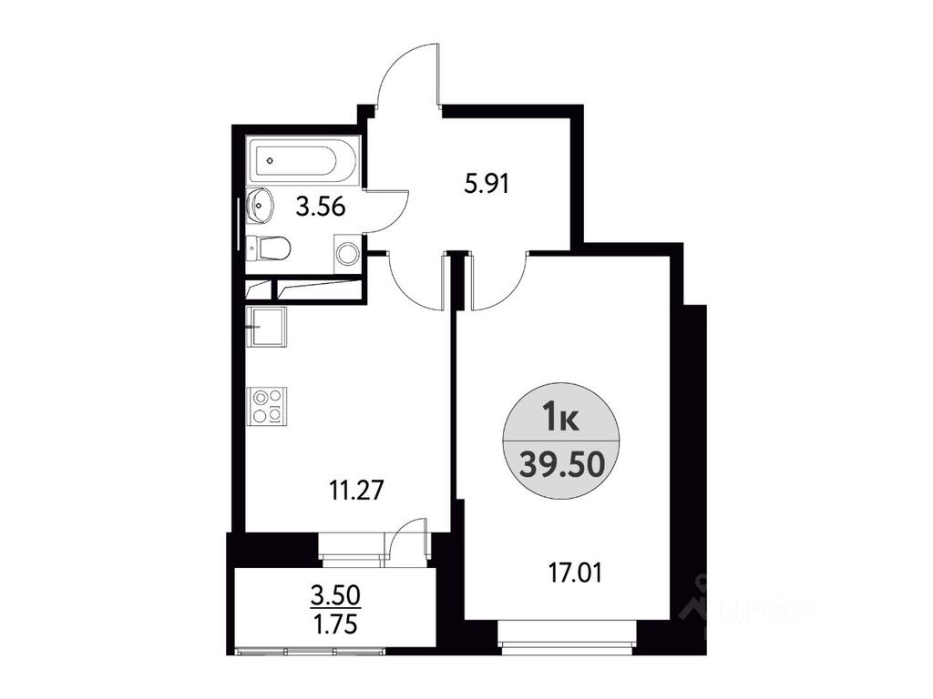 Apartment Sale, 39.5 sq. m. at Solnechnaya dolina, Fryanovskoye shosse, 64к1, Schyolkovo, Moscow Region, Russia #1 Apartment Sale, 39.5 sq. m. at Solnechnaya dolina, Fryanovskoye shosse, 64к1, Schyolkovo, Moscow Region, Russia #1