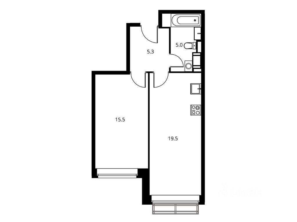 1-BD Apartment Sale, 46.6 sq. m. at Solnechny Park, zhiloy kompleks Solnechny park, Schyolkovo, Moscow Region, Russia #1 1-BD Apartment Sale, 46.6 sq. m. at Solnechny Park, zhiloy kompleks Solnechny park, Schyolkovo, Moscow Region, Russia #1