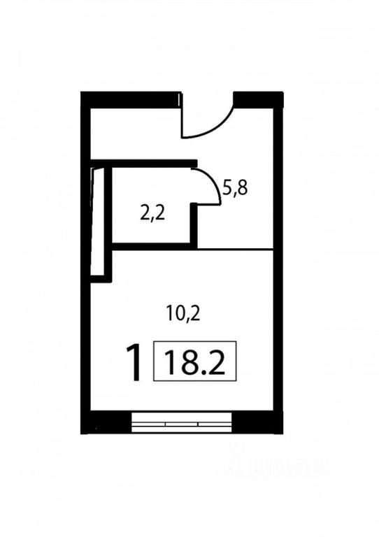 Apartment Sale, 18.2 sq. m. at New Form Aminevskoe (Nyu Form Aminevskoe), Aminyevskoye Highway, Moscow, Russia #1