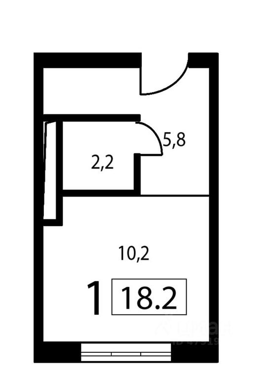 Apartment Sale, 18.2 sq. m. at New Form Aminevskoe (Nyu Form Aminevskoe), Aminyevskoye Highway, Moscow, Russia #2