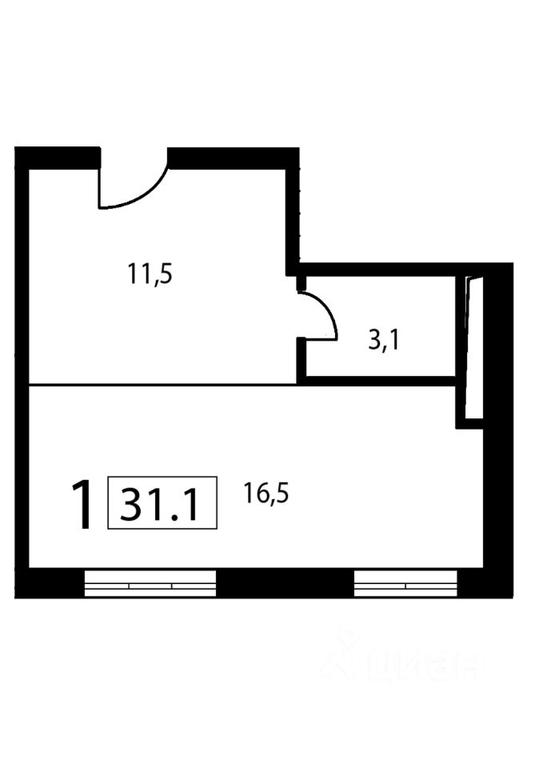 Apartment Sale, 31.1平方米 at New Form Aminevskoe (Nyu Form Aminevskoe), Aminyevskoye Highway, Moscow, Russia #2 Apartment Sale, 31.1平方米 at New Form Aminevskoe (Nyu Form Aminevskoe), Aminyevskoye Highway, Moscow, Russia #2