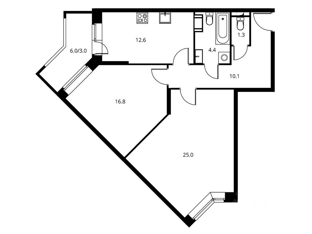 1-BD Apartment Sale, 74.8 sq. m. at Solnechny Park, zhiloy kompleks Solnechny park, Schyolkovo, Moscow Region, Russia #1 1-BD Apartment Sale, 74.8 sq. m. at Solnechny Park, zhiloy kompleks Solnechny park, Schyolkovo, Moscow Region, Russia #1