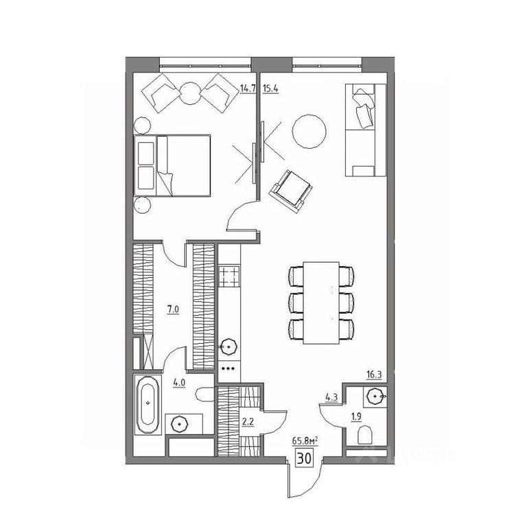 1-BD Apartment Sale, 65.8平方米 at Rezidentsiya 15, Sosnovaya ulitsa, District of Rastorguevo, Vidnoye, Leninskiy City District, Moscow Region, Russia #1 1-BD Apartment Sale, 65.8平方米 at Rezidentsiya 15, Sosnovaya ulitsa, District of Rastorguevo, Vidnoye, Leninskiy City District, Moscow Region, Russia #1