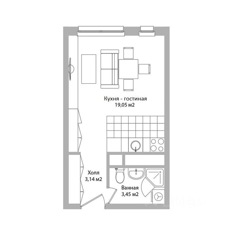 Apartment Sale, 25.6 sq. m. at po ul. Sukromka, Sukromka Street, Mytischi, Moscow Region, Russia #1 Apartment Sale, 25.6 sq. m. at po ul. Sukromka, Sukromka Street, Mytischi, Moscow Region, Russia #1
