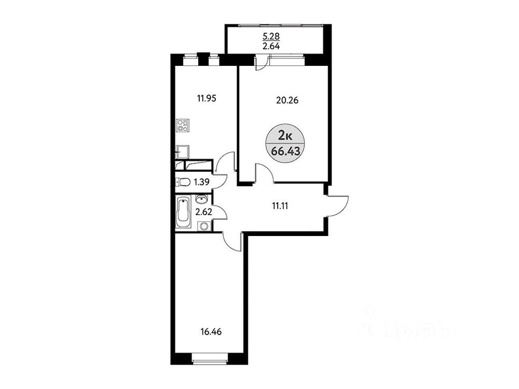 1-BD Apartment Sale, 66.43 sq. m. at Solnechnaya dolina, Fryanovskoye shosse, 64к1, Schyolkovo, Moscow Region, Russia #1 1-BD Apartment Sale, 66.43 sq. m. at Solnechnaya dolina, Fryanovskoye shosse, 64к1, Schyolkovo, Moscow Region, Russia #1