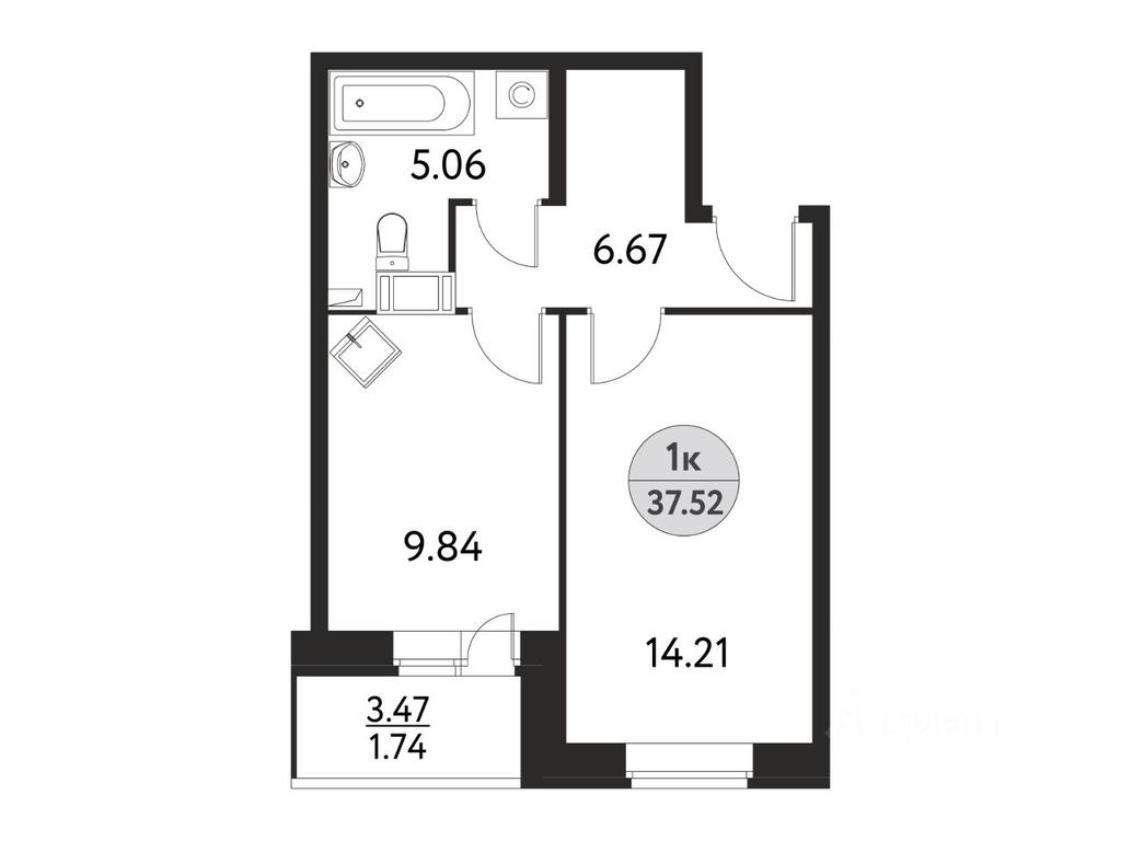Apartment Sale, 37.52 sq. m. at Dom na Sirenevoy, Polevaya ulitsa, Schyolkovo, Moscow Region, Russia #1 Apartment Sale, 37.52 sq. m. at Dom na Sirenevoy, Polevaya ulitsa, Schyolkovo, Moscow Region, Russia #1