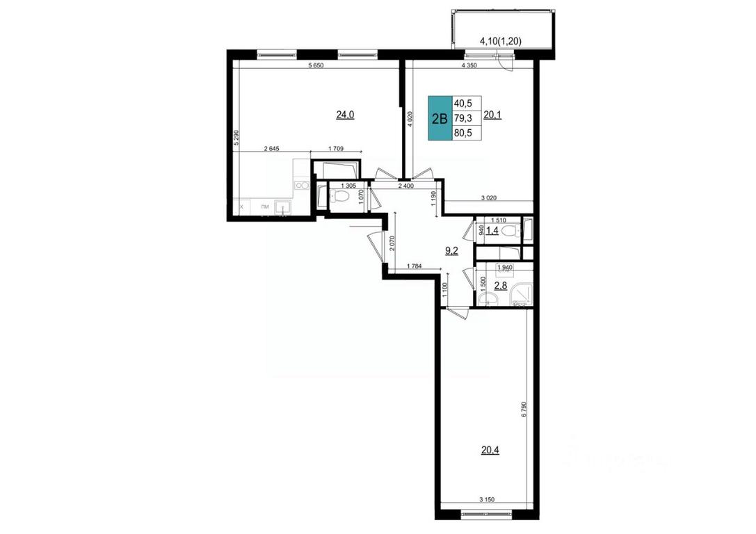 1-BD Apartment Sale, 80.5 sq. m. at Mikrorayon 6 6A, 6A mikrorayon, Odintsovo, Moscow Region, Russia #1 1-BD Apartment Sale, 80.5 sq. m. at Mikrorayon 6 6A, 6A mikrorayon, Odintsovo, Moscow Region, Russia #1