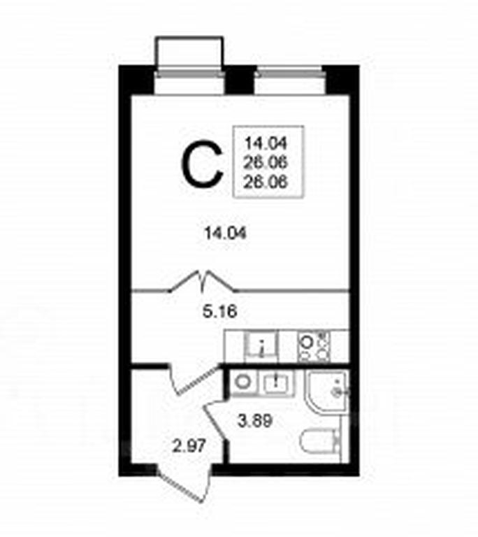 Apartment Sale, 26.06 sq. m. at Mishino-2, Ozyornaya Street, Khimki, Moscow Region, Russia #1 Apartment Sale, 26.06 sq. m. at Mishino-2, Ozyornaya Street, Khimki, Moscow Region, Russia #1