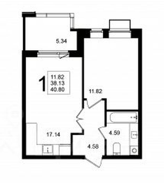 Apartment Sale, 40.8 sq. m. at Mishino-2, Ozyornaya Street, Khimki, Moscow Region, Russia #1 Apartment Sale, 40.8 sq. m. at Mishino-2, Ozyornaya Street, Khimki, Moscow Region, Russia #1