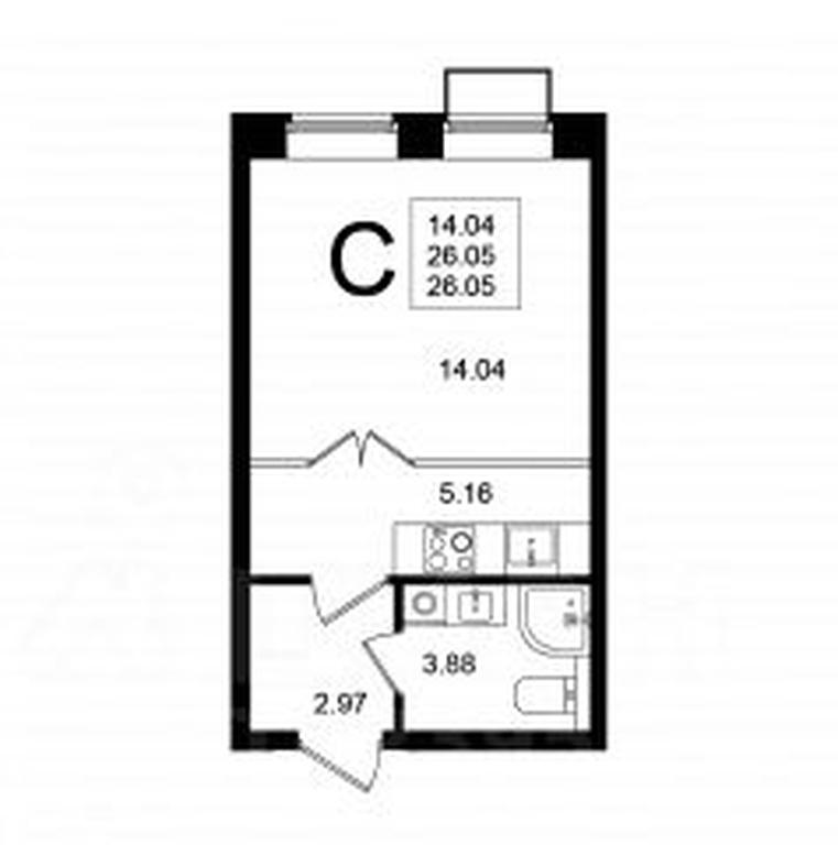 Apartment Sale, 26.05 sq. m. at Mishino-2, Ozyornaya Street, Khimki, Moscow Region, Russia #1 Apartment Sale, 26.05 sq. m. at Mishino-2, Ozyornaya Street, Khimki, Moscow Region, Russia #1