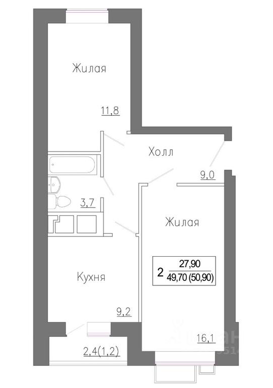 1-BD Apartment Sale, 52.2 sq. m. at Novoe Zamitino, Sadovaya ulitsa, derevnya Saburovo, Krasnogorsk Urban District, Moscow Region, Russia #1 1-BD Apartment Sale, 52.2 sq. m. at Novoe Zamitino, Sadovaya ulitsa, derevnya Saburovo, Krasnogorsk Urban District, Moscow Region, Russia #1