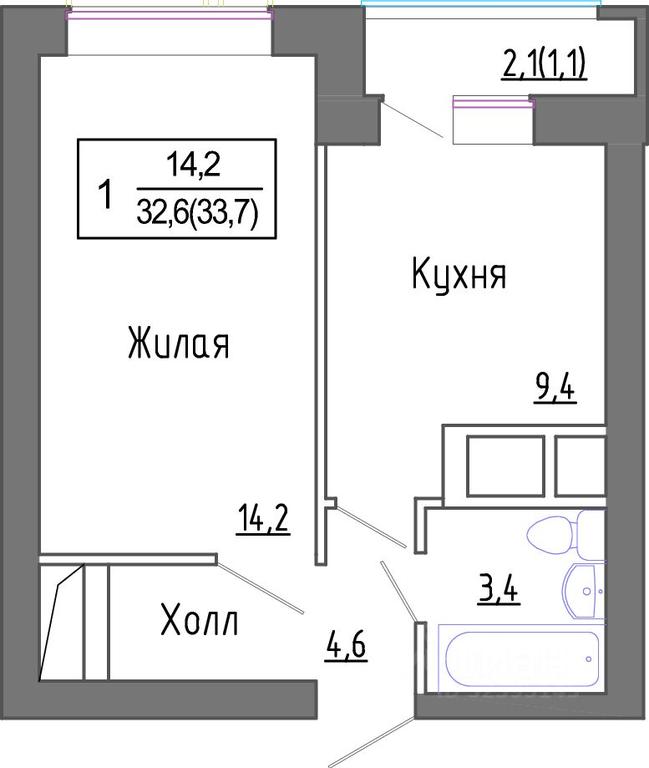 Apartment Sale, 33.4平方米 at Novoe Zamitino, Sadovaya ulitsa, derevnya Saburovo, Krasnogorsk Urban District, Moscow Region, Russia #1 Apartment Sale, 33.4平方米 at Novoe Zamitino, Sadovaya ulitsa, derevnya Saburovo, Krasnogorsk Urban District, Moscow Region, Russia #1
