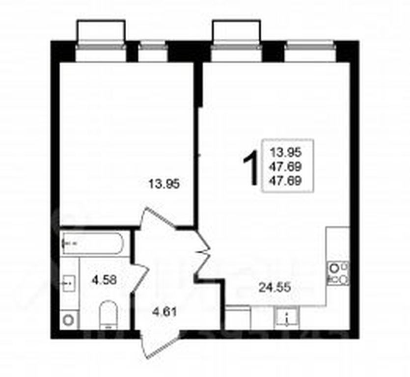 Apartment Sale, 47.69 sq. m. at Mishino-2, Ozyornaya Street, Khimki, Moscow Region, Russia #1 Apartment Sale, 47.69 sq. m. at Mishino-2, Ozyornaya Street, Khimki, Moscow Region, Russia #1