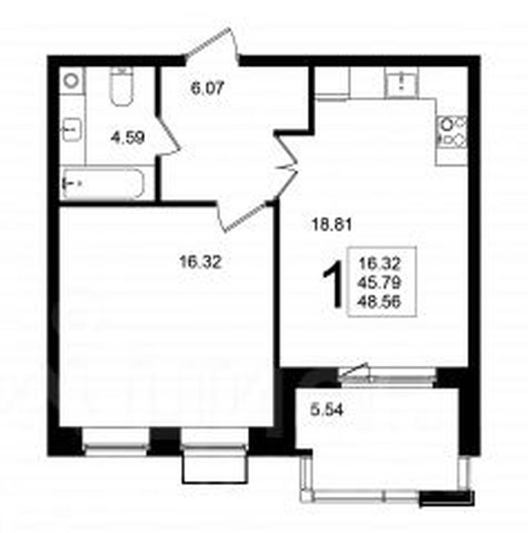 Apartment Sale, 48.6 sq. m. at Mishino-2, Ozyornaya Street, Khimki, Moscow Region, Russia #1 Apartment Sale, 48.6 sq. m. at Mishino-2, Ozyornaya Street, Khimki, Moscow Region, Russia #1