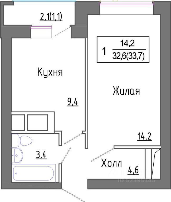 Apartment Sale, 33.2 sq. m. at Novoe Zamitino, Sadovaya ulitsa, derevnya Saburovo, Krasnogorsk Urban District, Moscow Region, Russia #1 Apartment Sale, 33.2 sq. m. at Novoe Zamitino, Sadovaya ulitsa, derevnya Saburovo, Krasnogorsk Urban District, Moscow Region, Russia #1