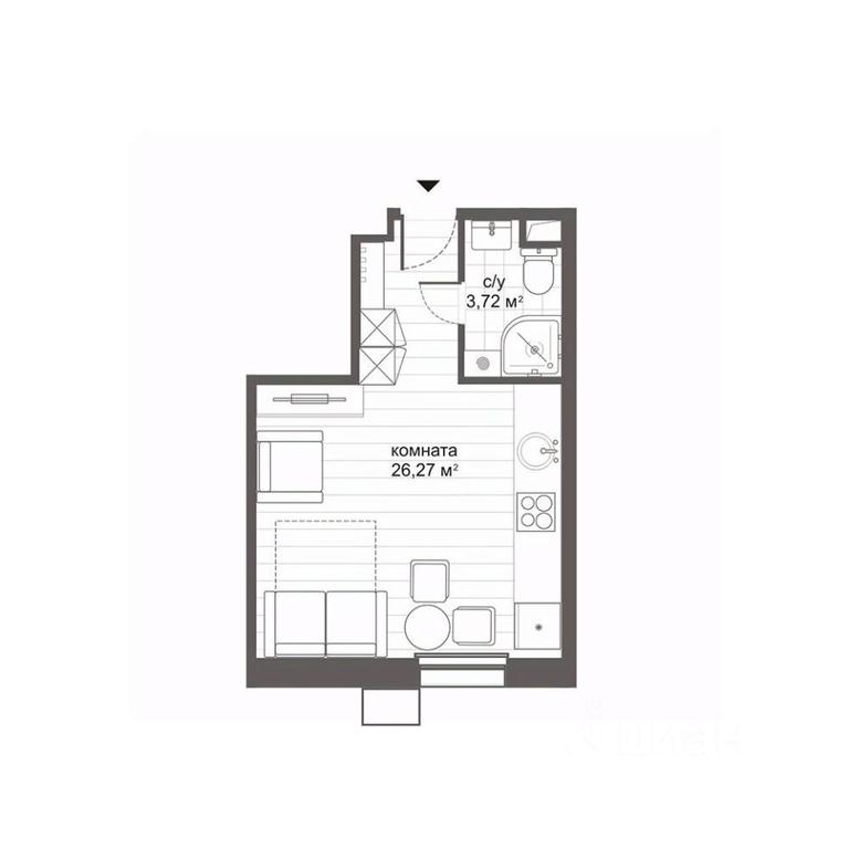 Apartment Sale, 29.99 sq. m. at MFK CITIMIX Novokosino, Nikolaya Starostina Street, вл14, Moscow, Russia #2 Apartment Sale, 29.99 sq. m. at MFK CITIMIX Novokosino, Nikolaya Starostina Street, вл14, Moscow, Russia #2