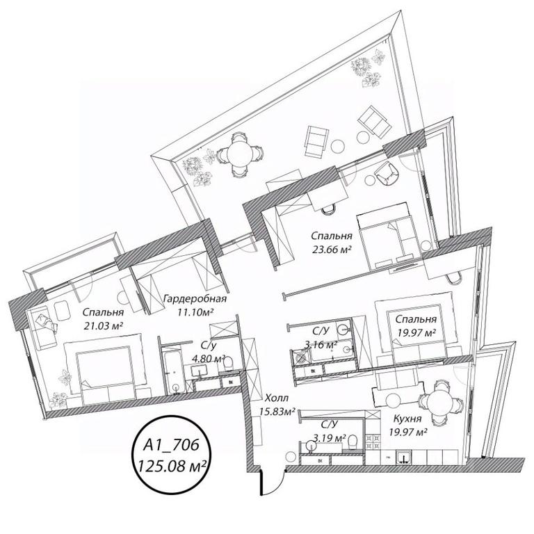 3-BD Apartment Sale, 125.2 sq. m. at Klubny dom Rublevo, 5th Myakininskaya Street, 20, Moscow, Russia #1 3-BD Apartment Sale, 125.2 sq. m. at Klubny dom Rublevo, 5th Myakininskaya Street, 20, Moscow, Russia #1