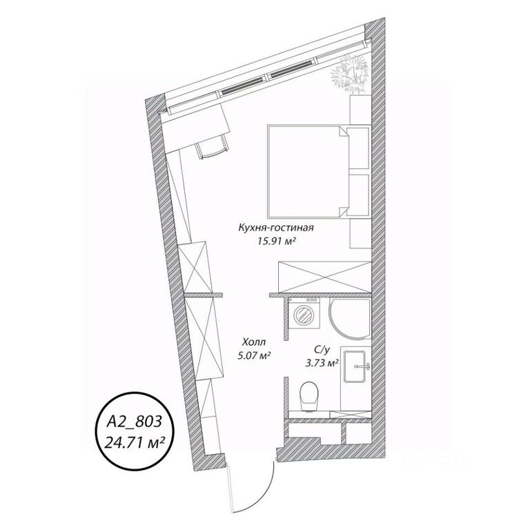 Apartment Sale, 24.7 sq. m. at Klubny dom Rublevo, 5th Myakininskaya Street, 20, Moscow, Russia #1 Apartment Sale, 24.7 sq. m. at Klubny dom Rublevo, 5th Myakininskaya Street, 20, Moscow, Russia #1