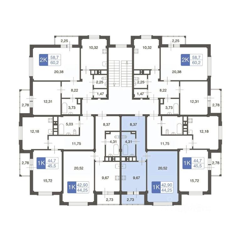 Apartment Sale, 42.7 sq. m. at Novo-Nikolskoe, derevnya Ivanovskoye, Pervomayskoye Settlement, Moscow, Russia #1