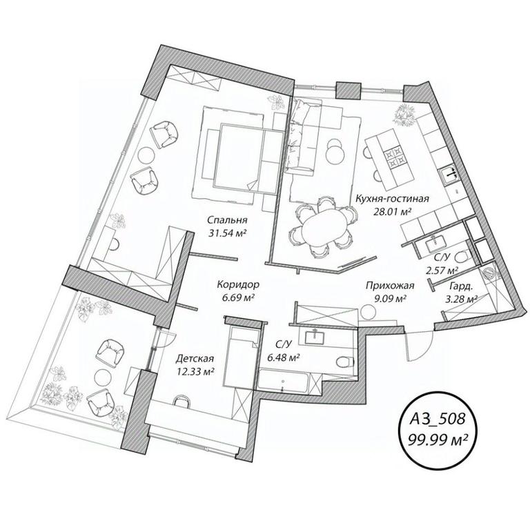 2-BD Apartment Sale, 100 sq. m. at Klubny dom Rublevo, 5th Myakininskaya Street, 20, Moscow, Russia #1 2-BD Apartment Sale, 100 sq. m. at Klubny dom Rublevo, 5th Myakininskaya Street, 20, Moscow, Russia #1