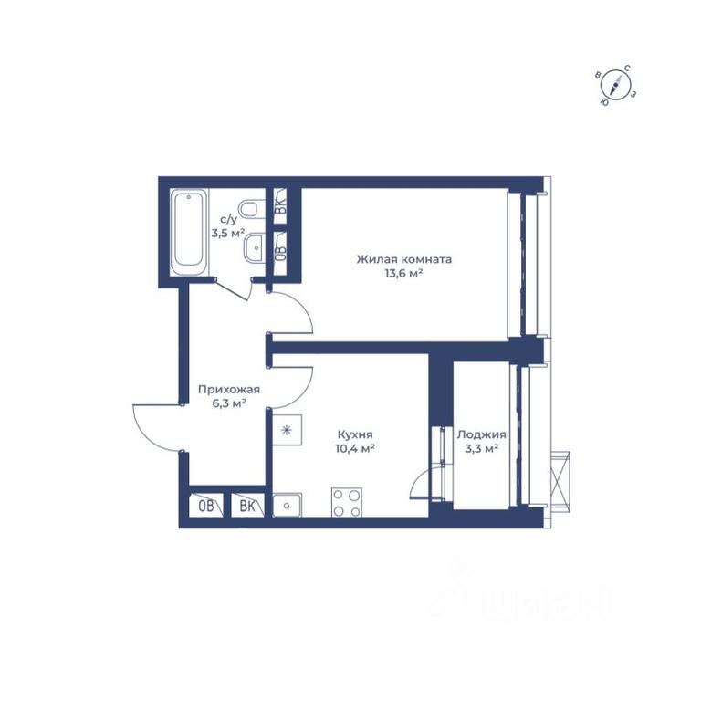 Apartment Sale, 35.5 sq. m. at Tsvetochny gorod, Magistralnaya ulitsa, Mytischi, Moscow Region, Russia #1 Apartment Sale, 35.5 sq. m. at Tsvetochny gorod, Magistralnaya ulitsa, Mytischi, Moscow Region, Russia #1