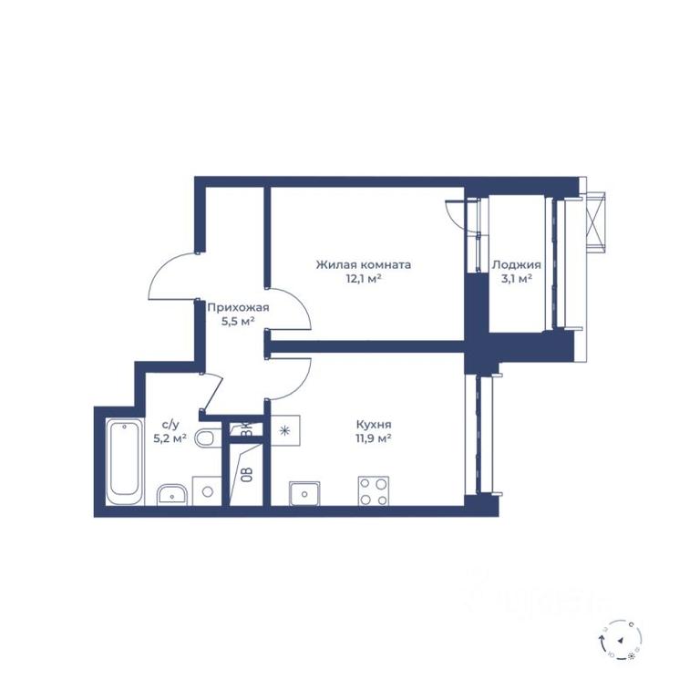 Apartment Sale, 36.3 sq. m. at Tsvetochny gorod, Magistralnaya ulitsa, Mytischi, Moscow Region, Russia #2 Apartment Sale, 36.3 sq. m. at Tsvetochny gorod, Magistralnaya ulitsa, Mytischi, Moscow Region, Russia #2