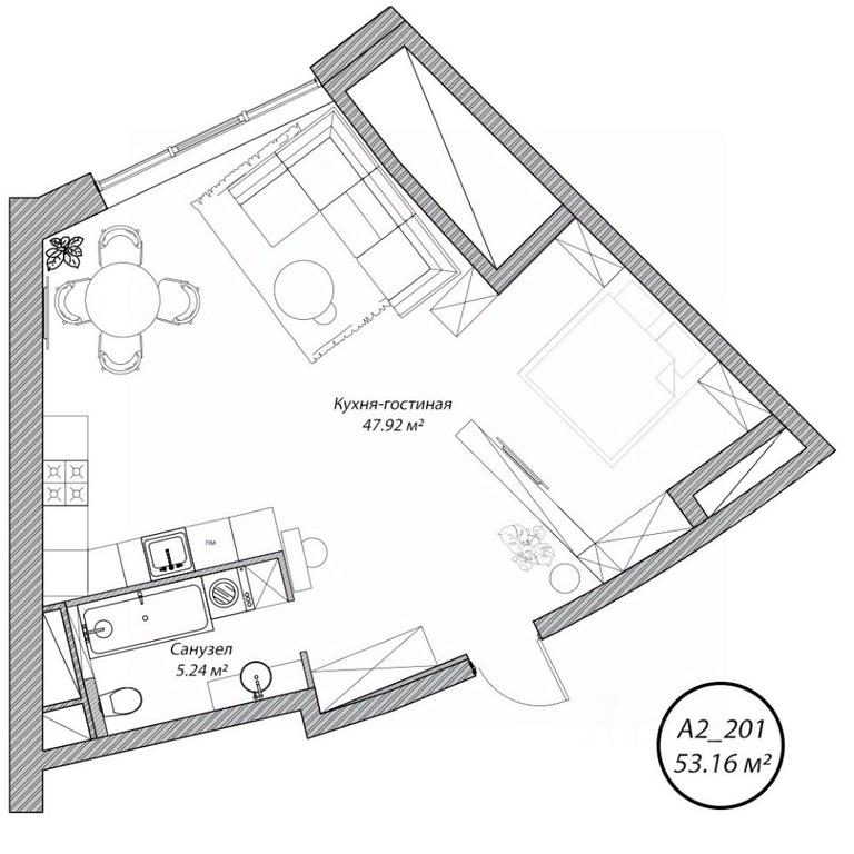 Apartment Sale, 53.2 sq. m. at Klubny dom Rublevo, 5th Myakininskaya Street, 20, Moscow, Russia #1 Apartment Sale, 53.2 sq. m. at Klubny dom Rublevo, 5th Myakininskaya Street, 20, Moscow, Russia #1