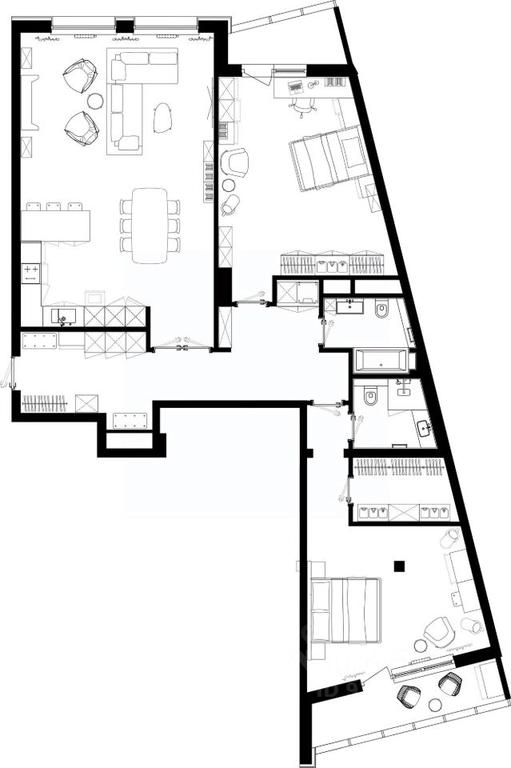 2-BD Apartment Sale, 150.9平方米 at River House (River Khaus), Sovetskaya ulitsa, 60, Schyolkovo, Moscow Region, Russia #1 2-BD Apartment Sale, 150.9平方米 at River House (River Khaus), Sovetskaya ulitsa, 60, Schyolkovo, Moscow Region, Russia #1