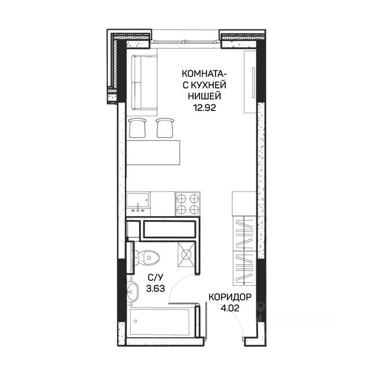 Apartment Sale, 20.8 sq. m. at Clementine (Klementin), Korneychuka Street, 27, Moscow, Russia #1 Apartment Sale, 20.8 sq. m. at Clementine (Klementin), Korneychuka Street, 27, Moscow, Russia #1