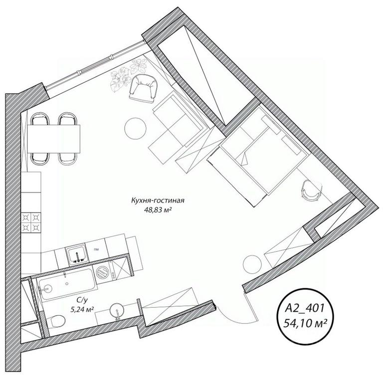 Apartment Sale, 54.1 sq. m. at Klubny dom Rublevo, 5th Myakininskaya Street, 20, Moscow, Russia #1 Apartment Sale, 54.1 sq. m. at Klubny dom Rublevo, 5th Myakininskaya Street, 20, Moscow, Russia #1
