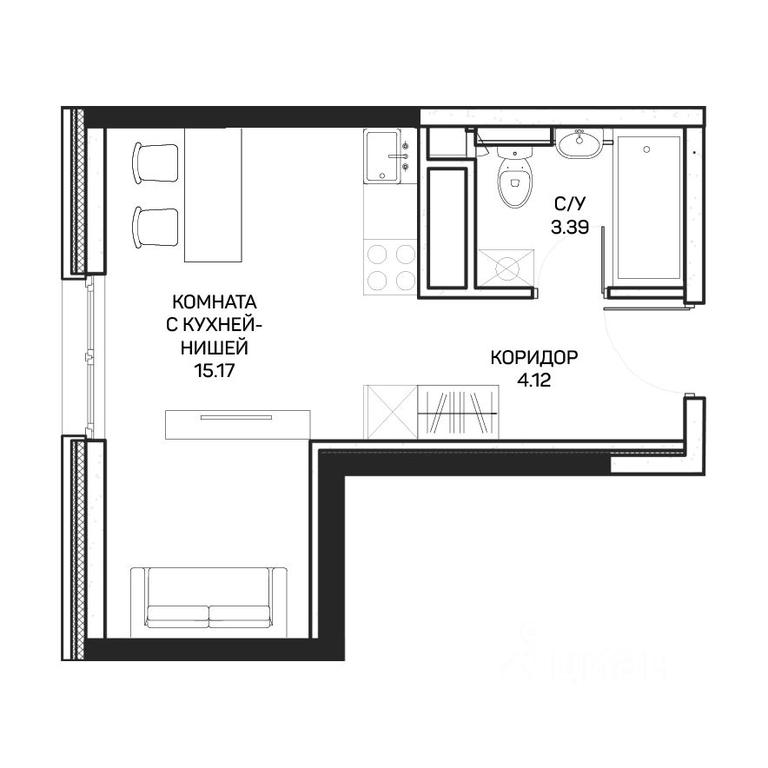 Apartment Sale, 22.8 sq. m. at Clementine (Klementin), Korneychuka Street, 27, Moscow, Russia #1 Apartment Sale, 22.8 sq. m. at Clementine (Klementin), Korneychuka Street, 27, Moscow, Russia #1