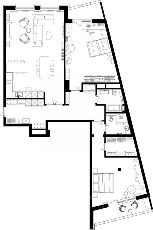 2-BD Apartment Sale, 149.2平方米 at River House (River Khaus), Sovetskaya ulitsa, 60, Schyolkovo, Moscow Region, Russia #2 2-BD Apartment Sale, 149.2平方米 at River House (River Khaus), Sovetskaya ulitsa, 60, Schyolkovo, Moscow Region, Russia #2