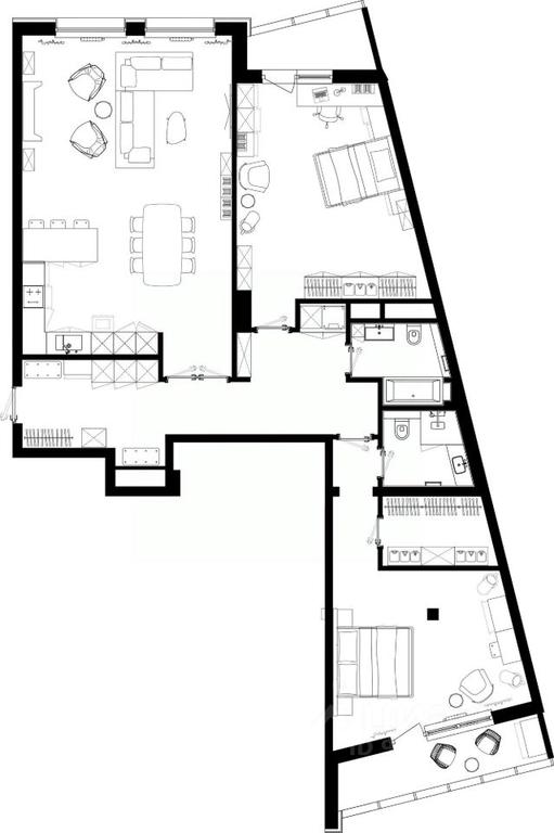 2-BD Apartment Sale, 149.2平方米 at River House (River Khaus), Sovetskaya ulitsa, 60, Schyolkovo, Moscow Region, Russia #1 2-BD Apartment Sale, 149.2平方米 at River House (River Khaus), Sovetskaya ulitsa, 60, Schyolkovo, Moscow Region, Russia #1