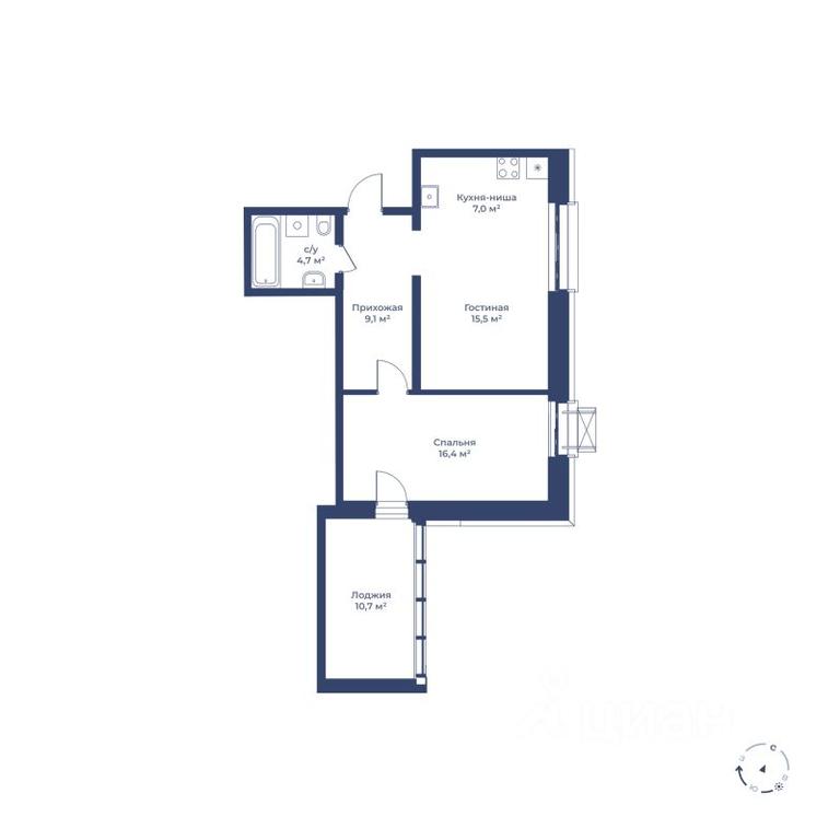 1-BD Apartment Sale, 58.1 sq. m. at Tsvetochny gorod, Magistralnaya ulitsa, Mytischi, Moscow Region, Russia #2 1-BD Apartment Sale, 58.1 sq. m. at Tsvetochny gorod, Magistralnaya ulitsa, Mytischi, Moscow Region, Russia #2