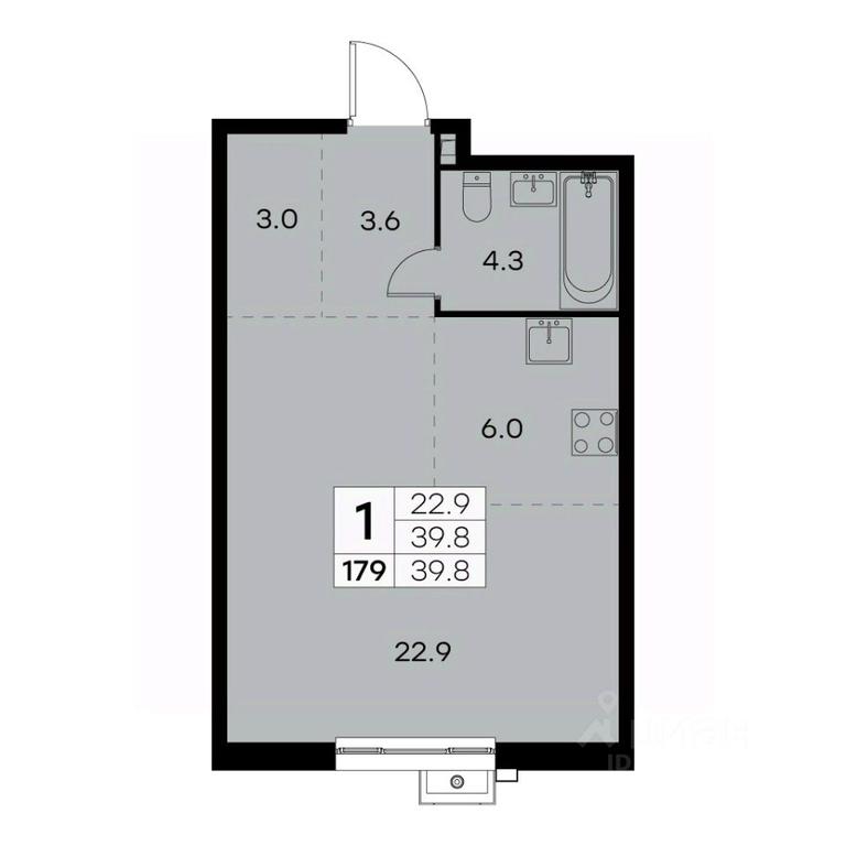 Apartment Sale, 39.8 sq. m. at Kurkino 15, Kurkinskoye Highway, 15, Moscow, Russia #1 Apartment Sale, 39.8 sq. m. at Kurkino 15, Kurkinskoye Highway, 15, Moscow, Russia #1