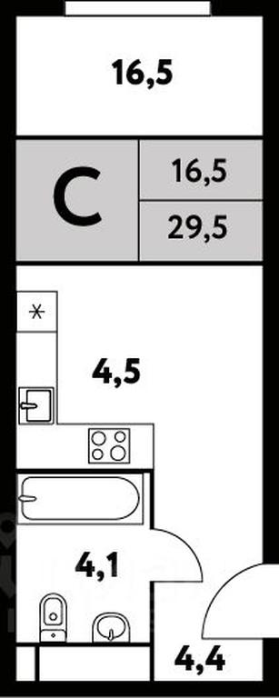 Apartment Sale, 29.5 sq. m. at Festival park-2, Festivalnaya Street, Moscow, Russia #1 Apartment Sale, 29.5 sq. m. at Festival park-2, Festivalnaya Street, Moscow, Russia #1